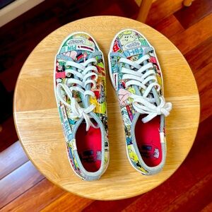 Keds Betty and Veronica Comic Print Kickstart Shoes Size 6